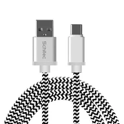 Thick strong mixed nylon braided 1M 2M 3M fast charging data transfer usb cable type C for xiaomi huawei samsung