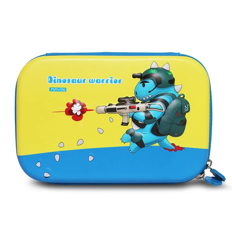 Multi-Compartment 3D Cute EVA Pencil case Unicorn Pouch Stationery Box Anti-Shock Large Capacity for School Students Teens