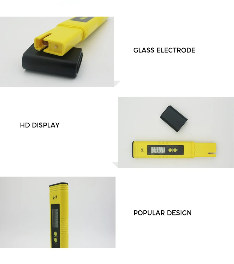 Portable Button PH Test Pen Acidity Meter Aquarium PH Tester Meter