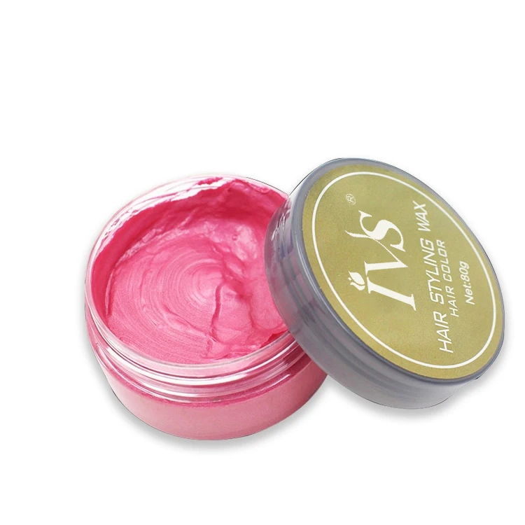 Помада для укладки волос IVS Colors временная одноразовая грязевая краска цветной воск