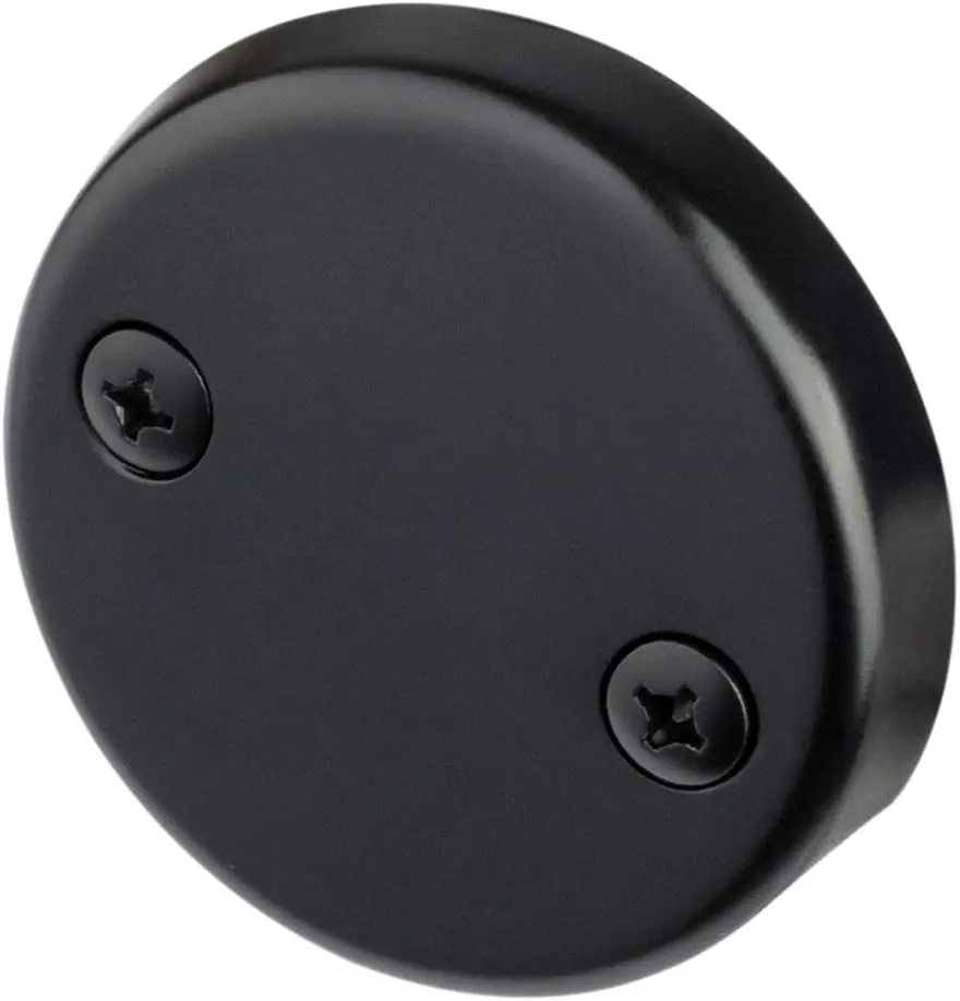 HONGDEC Matte Black Replacement Bath Drain Trim Kit Tip Toe Tub Trim Set