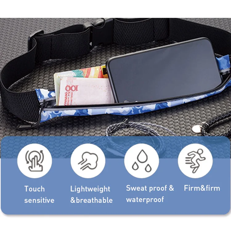 Wholesale spot running Bodypack with earphone hole Waterproof and wear-resistant bag for outdoor riding and mountaineering