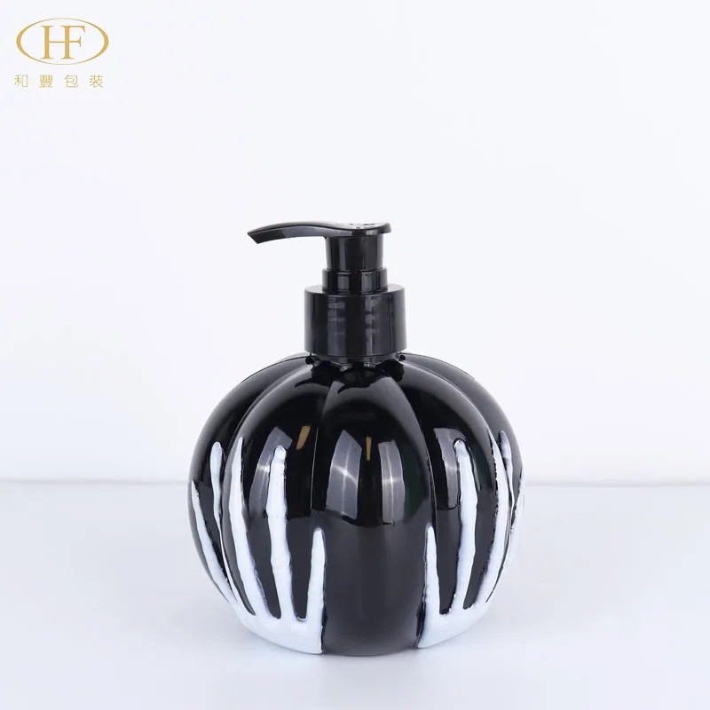 Plastic Bottle Factory Packaging Customized skull Hand Cartoon Manual Pressure Pump Liquid Soap Dispenser for house