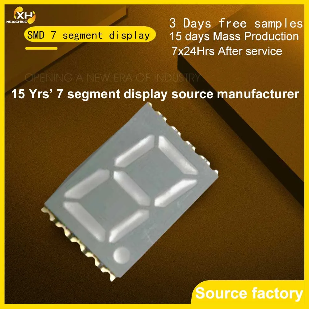 Factory Supply 0.2,0.28,0.3,0.39,0.4,0.51,0.56,0.8 inch single digit SMD 7 segment display Seven segment SMD led display