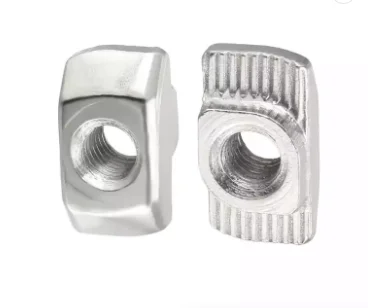 China factory M4 M5 M6 M8 Stainless Steel T Slot Nut Hammer Head Fastener Nut for Aluminum Profile T Nuts