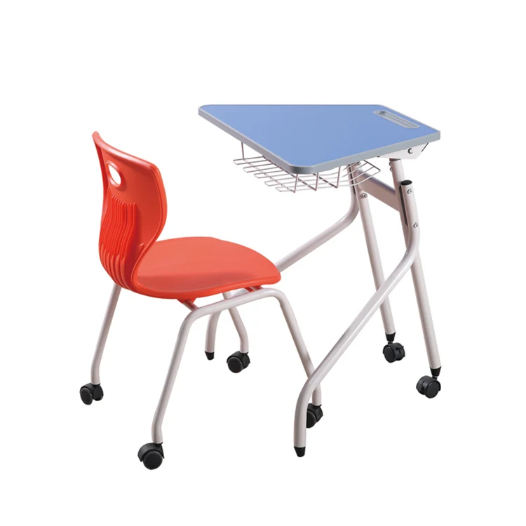 Chinese Manufacturer Space-Saving School Furniture Students Study Desks And Chairs With Easy Adjustability For Growing Kids