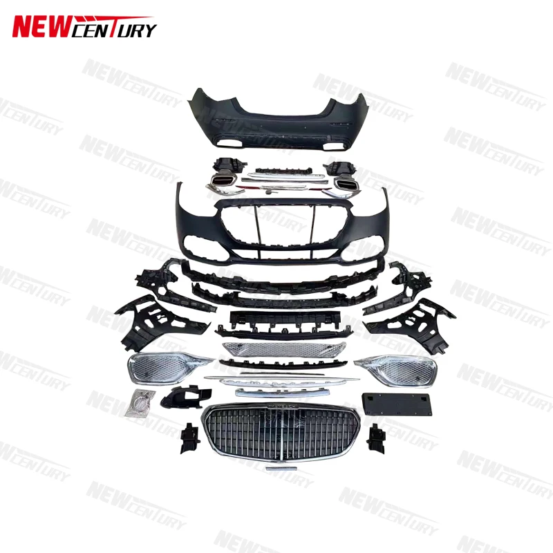 For the new Mercedes Benz S-class w223 upgraded body Maybach kit front and rear bumper grille