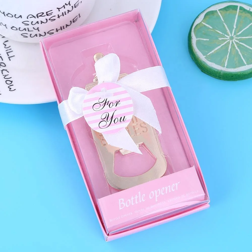 
Amazon Top Seller 2019 Poppin Bottles Baby Bottle Opener for Baby Shower Favor Gift Supplies for Guests 