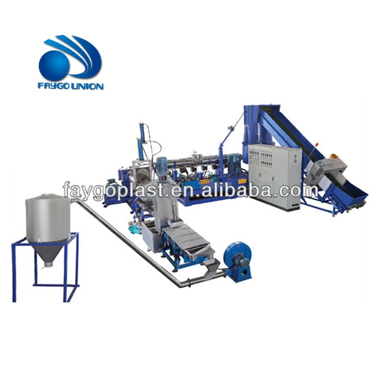 waste plastic recycling pelletizing machine/pet plastic granulator for sale with low price