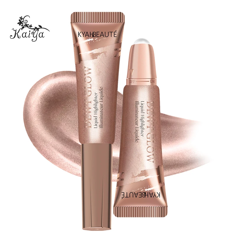 Pearl Face Illuminator Smooth Moist Highlighting Makeup Roll On Design Soft Cream Highlight Blendable Shimmer Liquid Highlighter