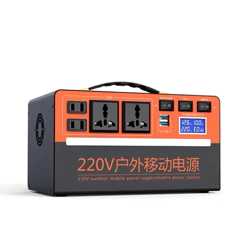 New outdoor energy storage power supply 220V large capacity lithium battery 300W convenient mobile power with home emergency
