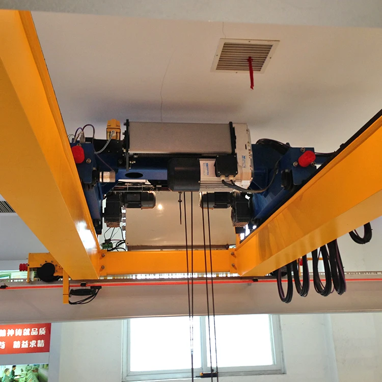 Top selling 5 ton electric European type wire rope double girder hoist