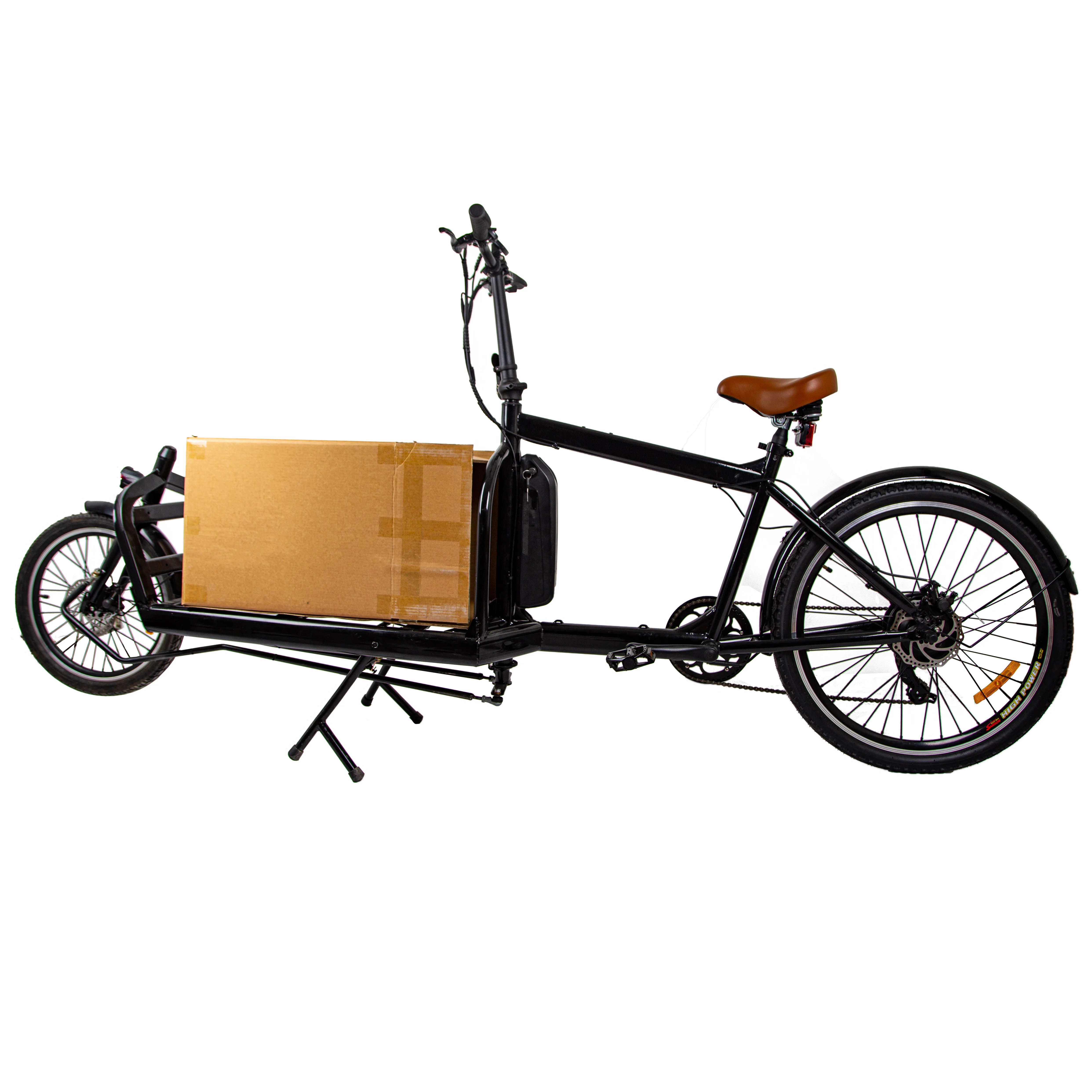 Heavy Loading Front 2 Wheels Electric bicycle Cargo Bike for Sale simple freight bicycle