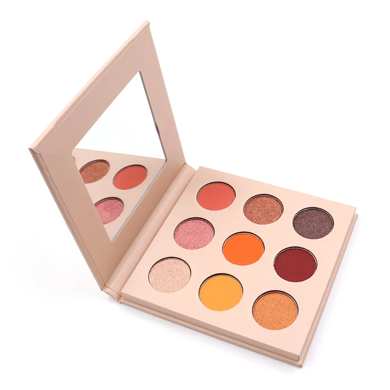 
2021 Hot sale Cosmetic Eyeshadow palette 9 color waterproof OEM/ODM with private label 