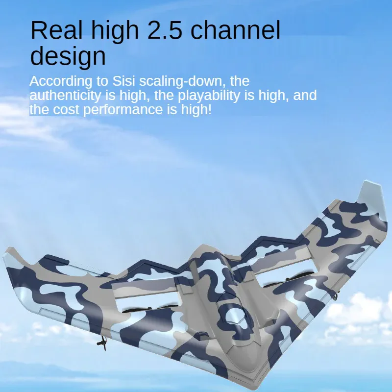 RC aircraft EPP foam toys with lights outdoor toy 2.4G 2.5 channel airplane toy with remote control