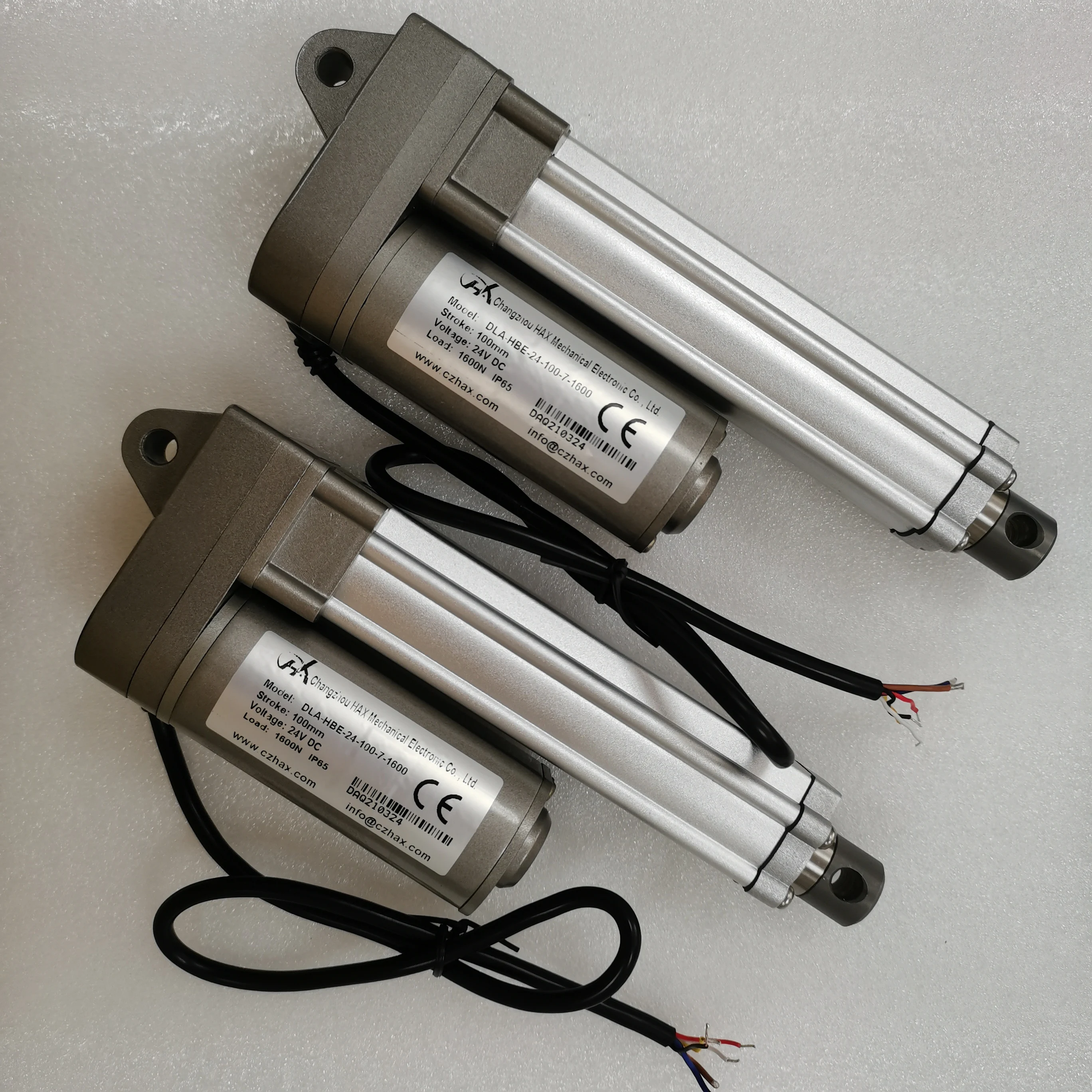 linear actuator with position sensor hall