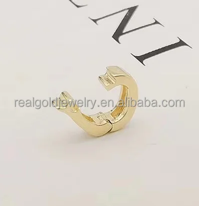 Genuine 14K Solid Gold Jewelry Clasp Pendant Charms Customized Jewelry Findings Connector Charms in Real Gold