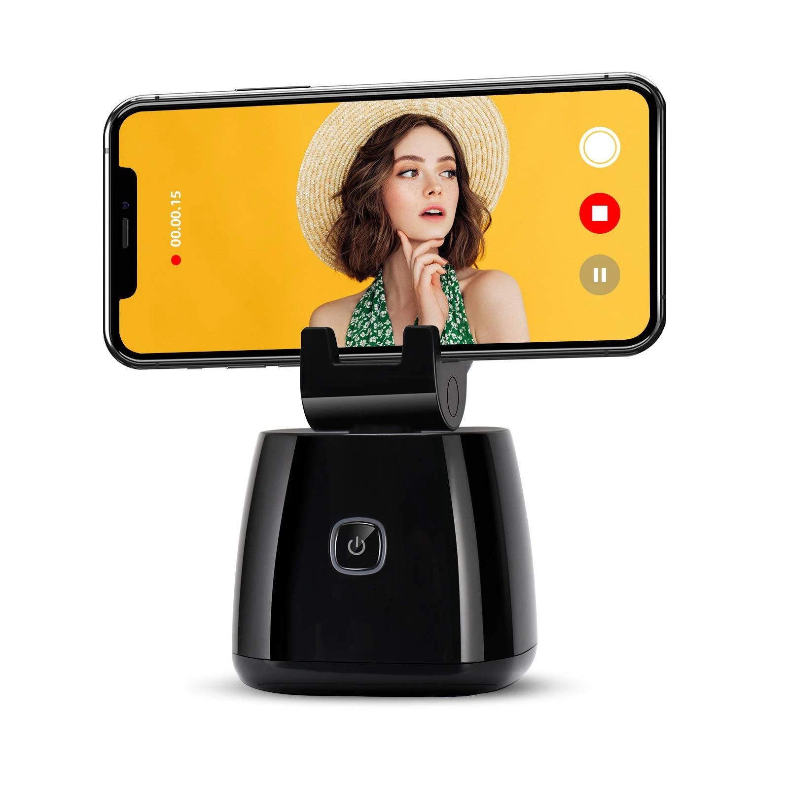 Smart Selfie Stick 360 Вращение автоматический держатель для слежения за лицом с креплением на камеру Hands Free фото или видео