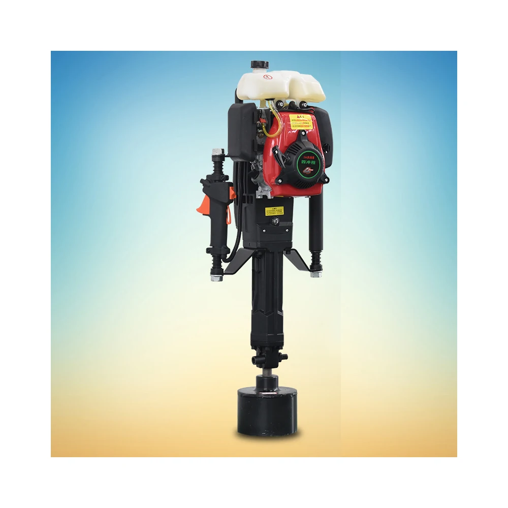 37.7CC Petrol Powered Post Driver 4-Stroke Fence Knocker Pile hammer Small Hydraulic Pile Driver