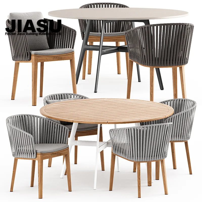 Dining Teak Wood Cafe Tables Big Coffee Furniture Garden Fire Pit And Bench Outdoor Dinner Table Set
