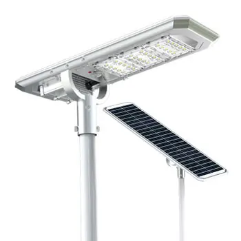 outdoor lamp garden solar led street light with solar panel 30w