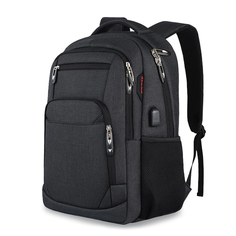 Hot sale USB laptop backpack waterproof men business travel backpack with usb Notebook backpack