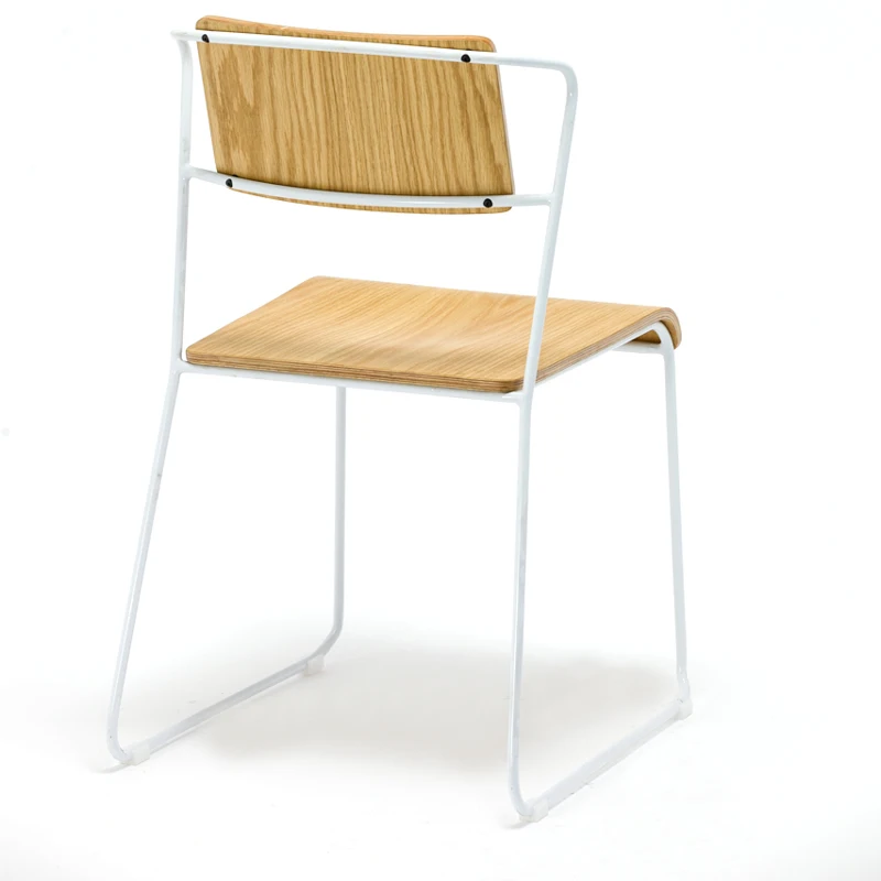 Bistro plywood dinning chair, modern cafe chair, restaurant stackable standard chair