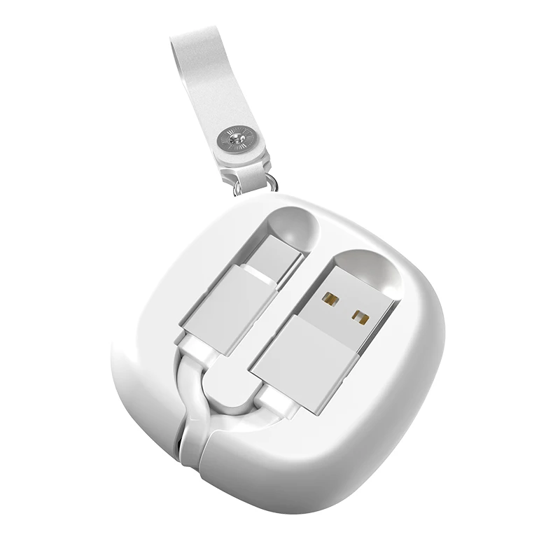 Оригинальный дизайн от производителя, прямоугольные выдвижные usb-кабели для хранения данных, скрытые в коробке, телескопические кабели питания