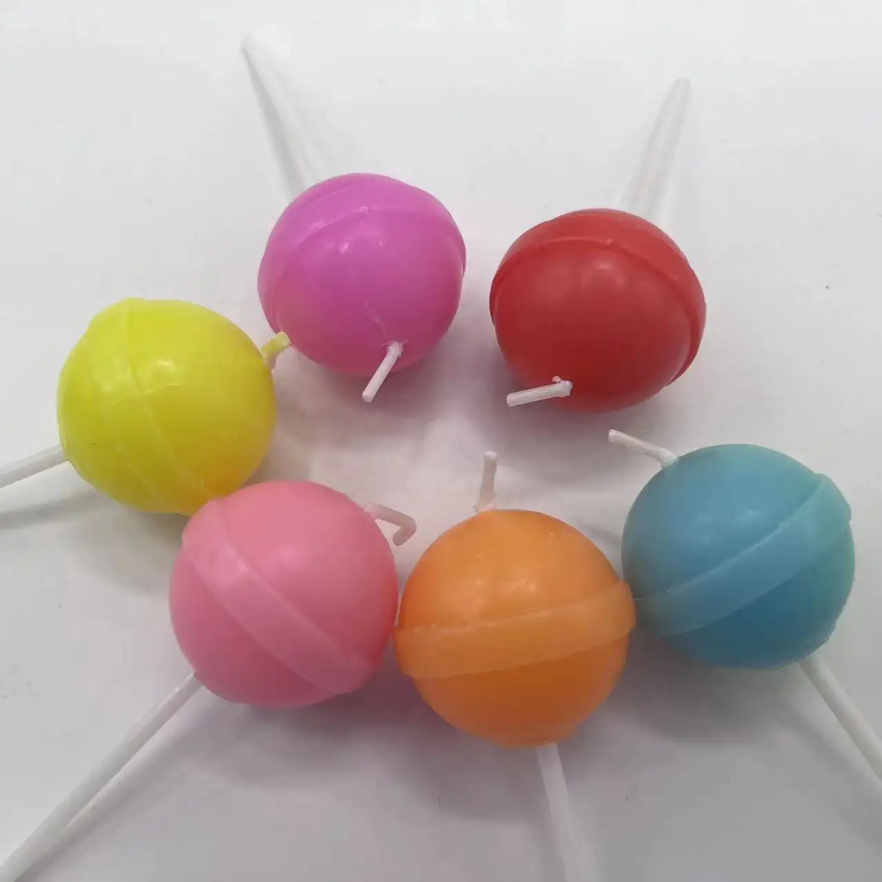 party decorations paraffin wax novelty candles wholesale custom candles supplies colourful lollipop candles gift