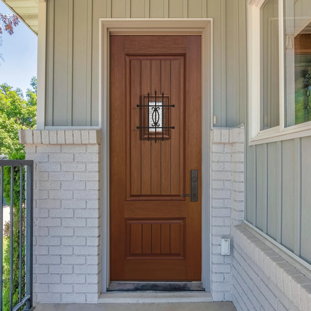 A large number of overseas trade fiberglass doors.