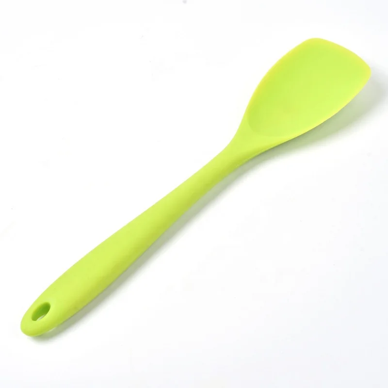 Heat Resistant Silicone Mixing salad spoon,Fried rice and Vegetables ,Deep Frying Kitchen Serving Ladle  for kitchen tools