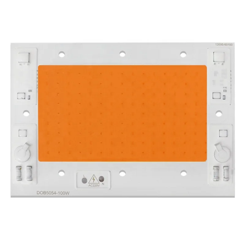 Driverless Smart IC Chip 100W 150W COB DIY Indoor Plant Seedling Grow lamp full spectrum chip cob 50w 220v