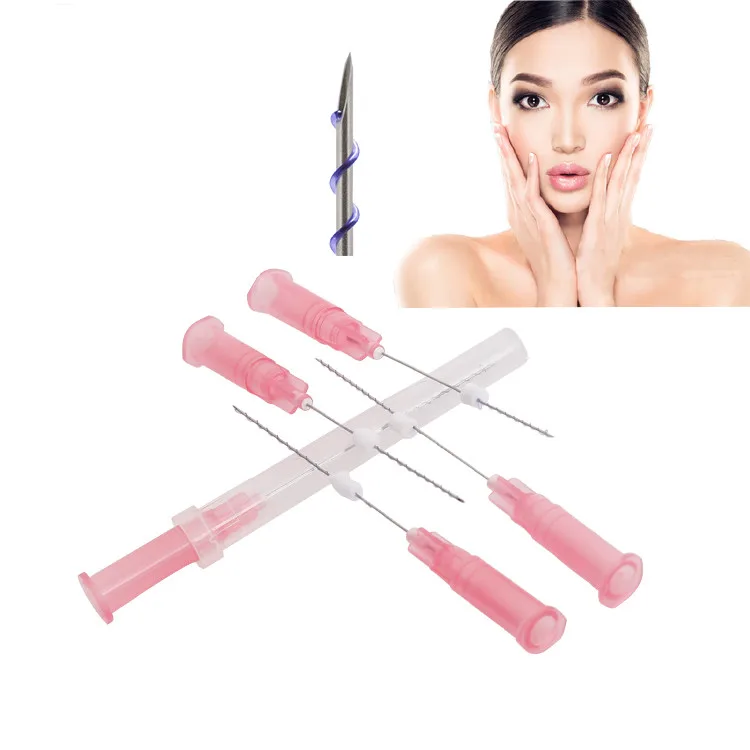 Korea Mono Screw 26G 90mm absorbable surgical suture pdo thread facial lift screw