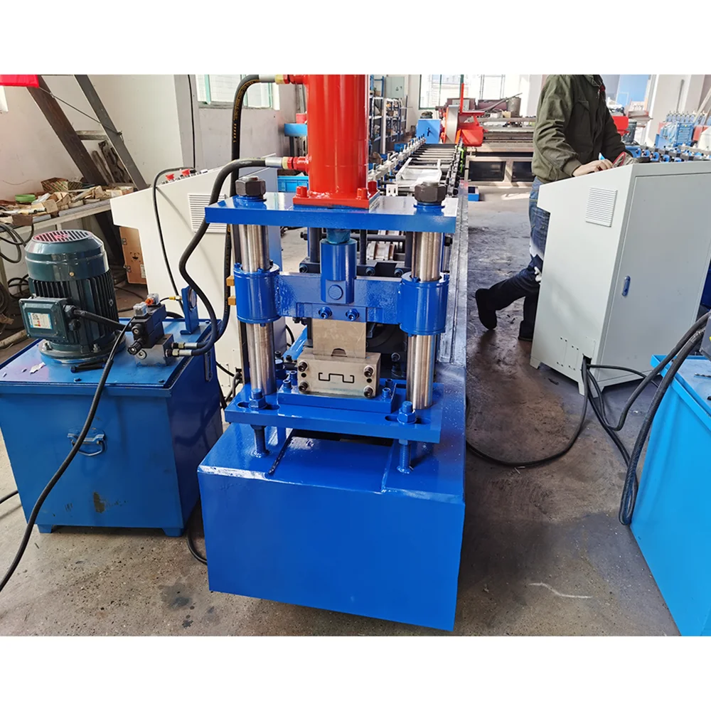 China Low Cost Full Automatic Tile Making Steel Profile Equipment M Purlin Roll Forming Machine