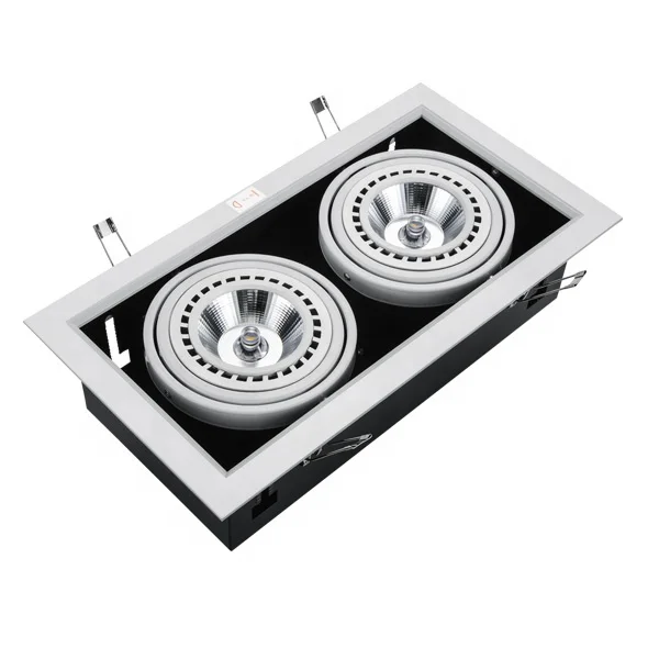 
40w double ar111 square LED COB Downlight retrofit 