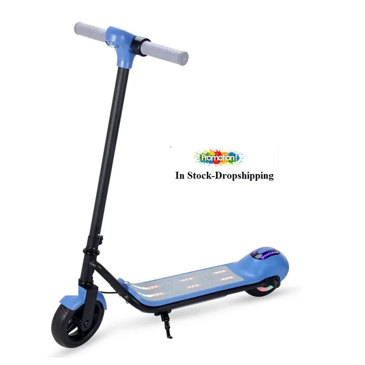 EU Free Shipping Led Lights 2 Wheel Electric Scooter 24V Kids Scooter  S4