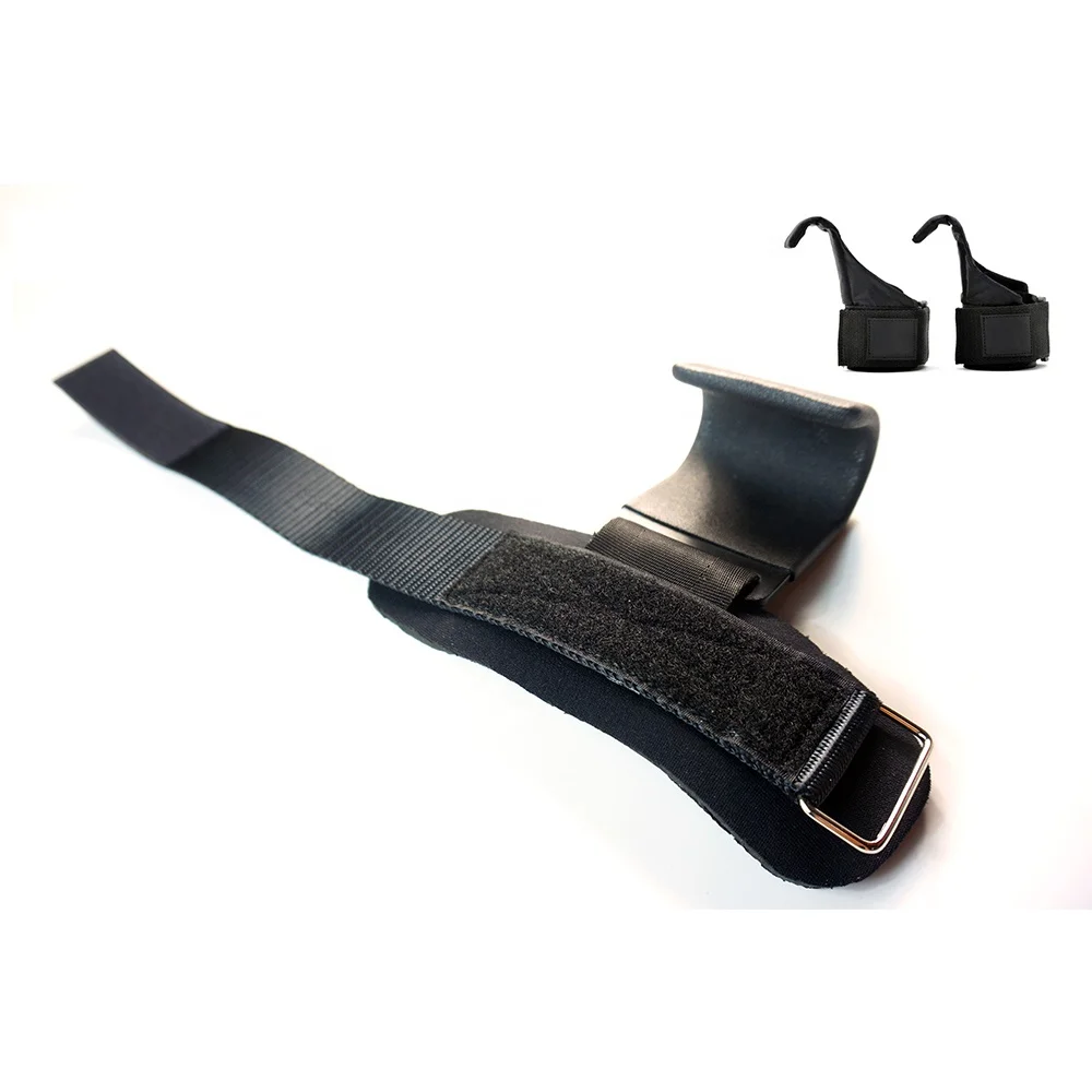 Крючки для тяжелой атлетики-Пара спортивных тренажерных залов фитнеса и