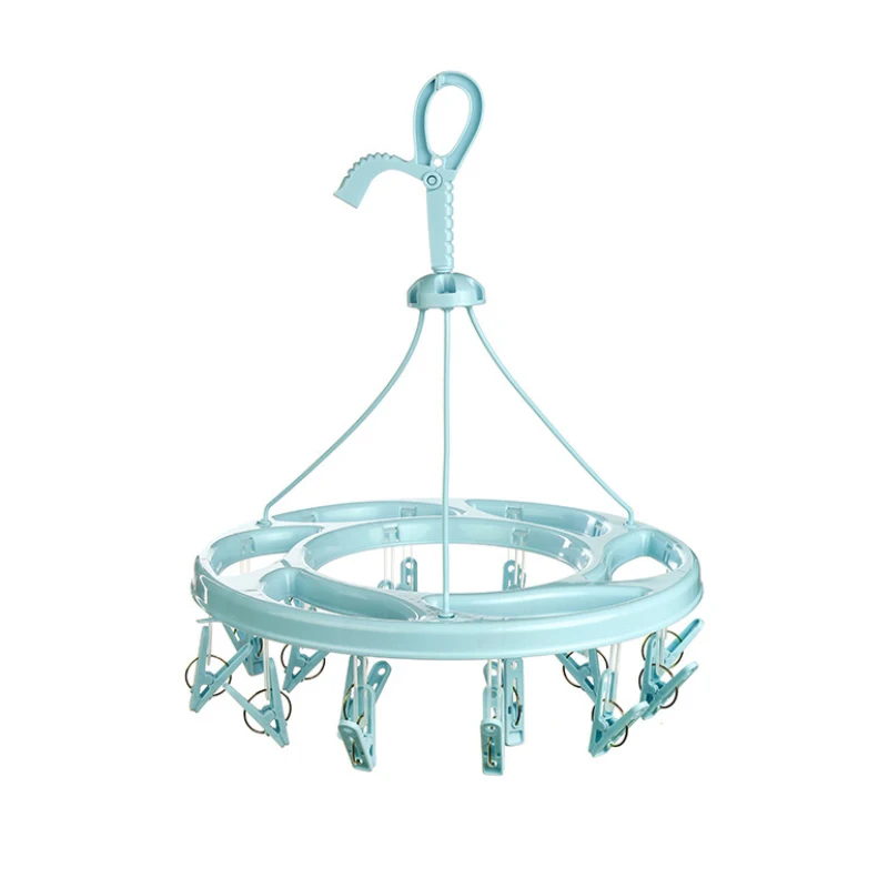 Hanser DC-A18 18 зажимы пластиковые одежды сушильные стойки ткань высокого качества бытовой ветрозащитный вращающаяся сушилка для белья для носки, бюстгальтер