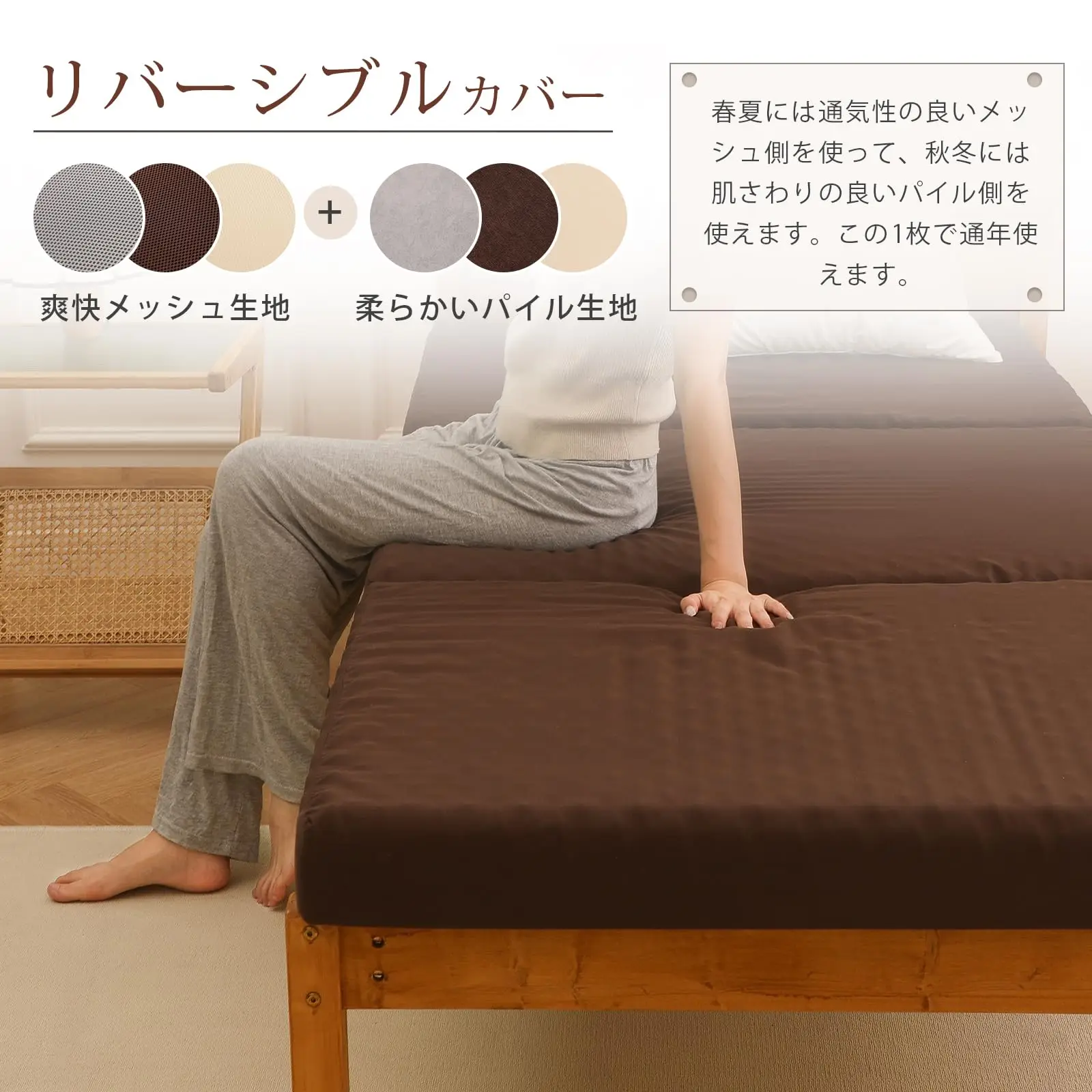 Japan Hot Sale Tri-Fold High-Resilience Foam Mattress, Extra Thick with Egg Crate Foam ODM/OEM Feasible Portable Mattress