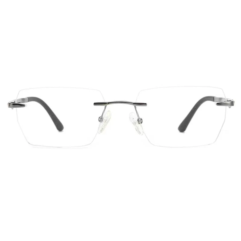 Osicare 16026 carbon luxury brand manufacturers private label designer eyeglasses men rimless pure titanium eyewear frame