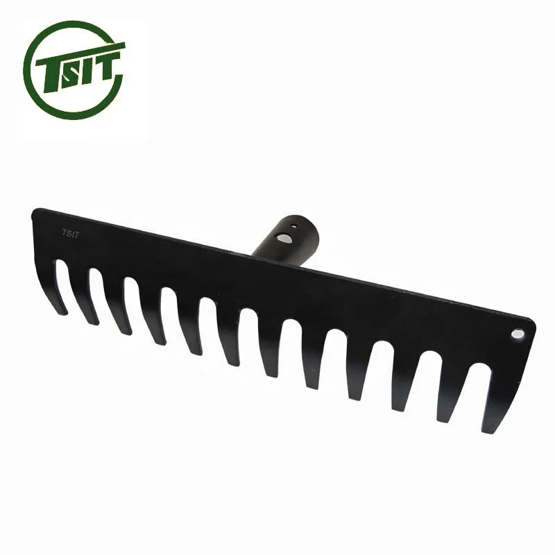 
carbon steel garden 12 teeth garden Lawn rake 
