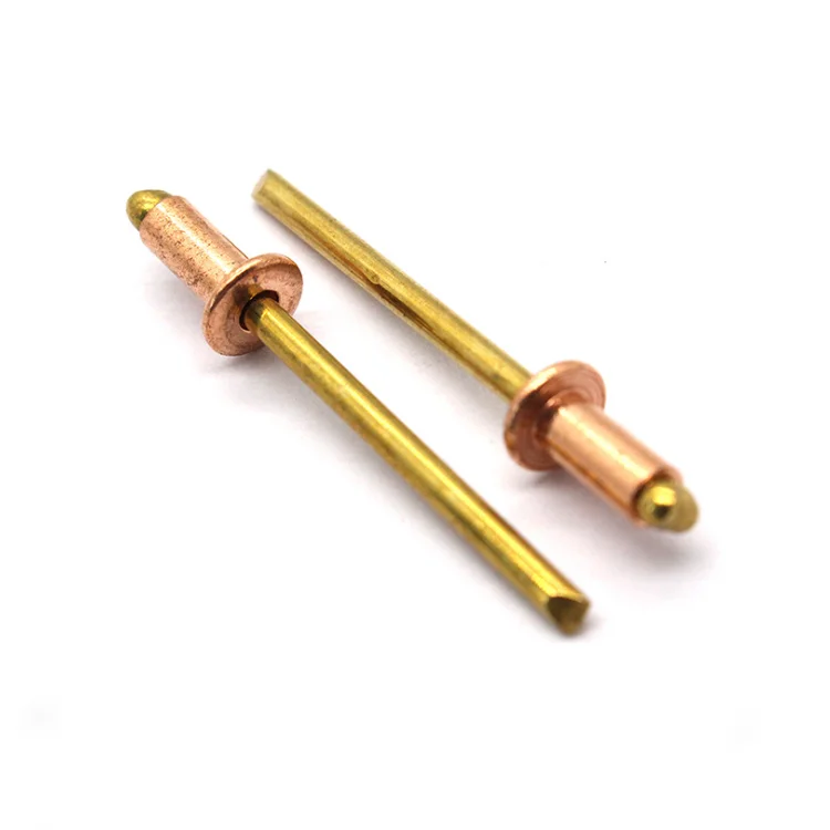 
Different Types Of Stainless Steel Brass Solid Rivet Din 7337 Aluminum Blind POP Rivet 
