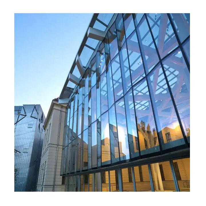 High Quality Green Material Office Furniture Screen Glass Room Dividers Interior Partition Wall Glass