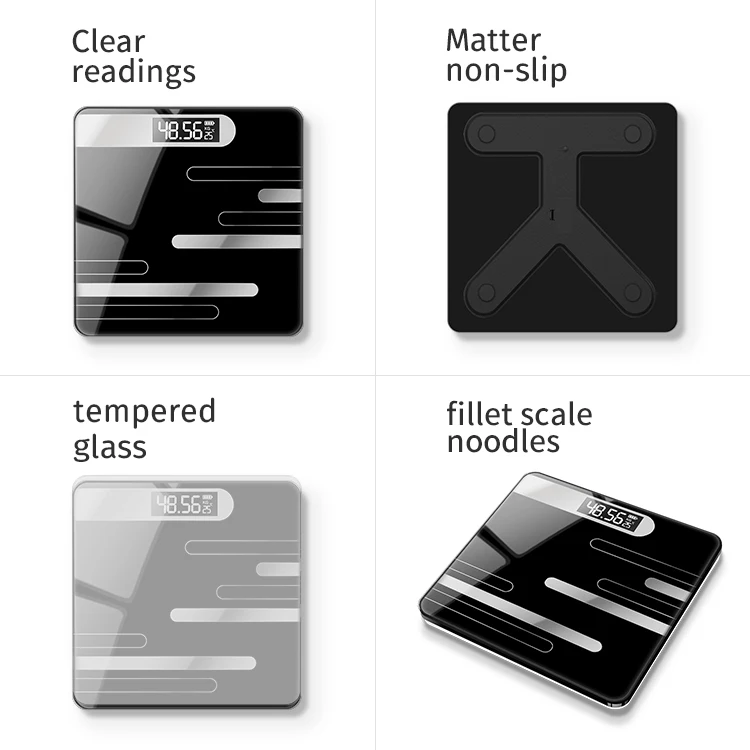 Latest products 180kg Display Body Fat Weight Smart scale Health Measurement Digital Weight Scale