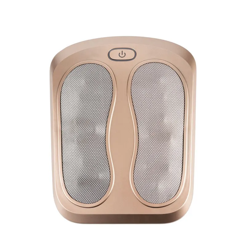 Heat Vibrate Foot Massage Machine Home Use Deep Tissue Kneading Shiatsu Therapy Flat Foot Massager Electric