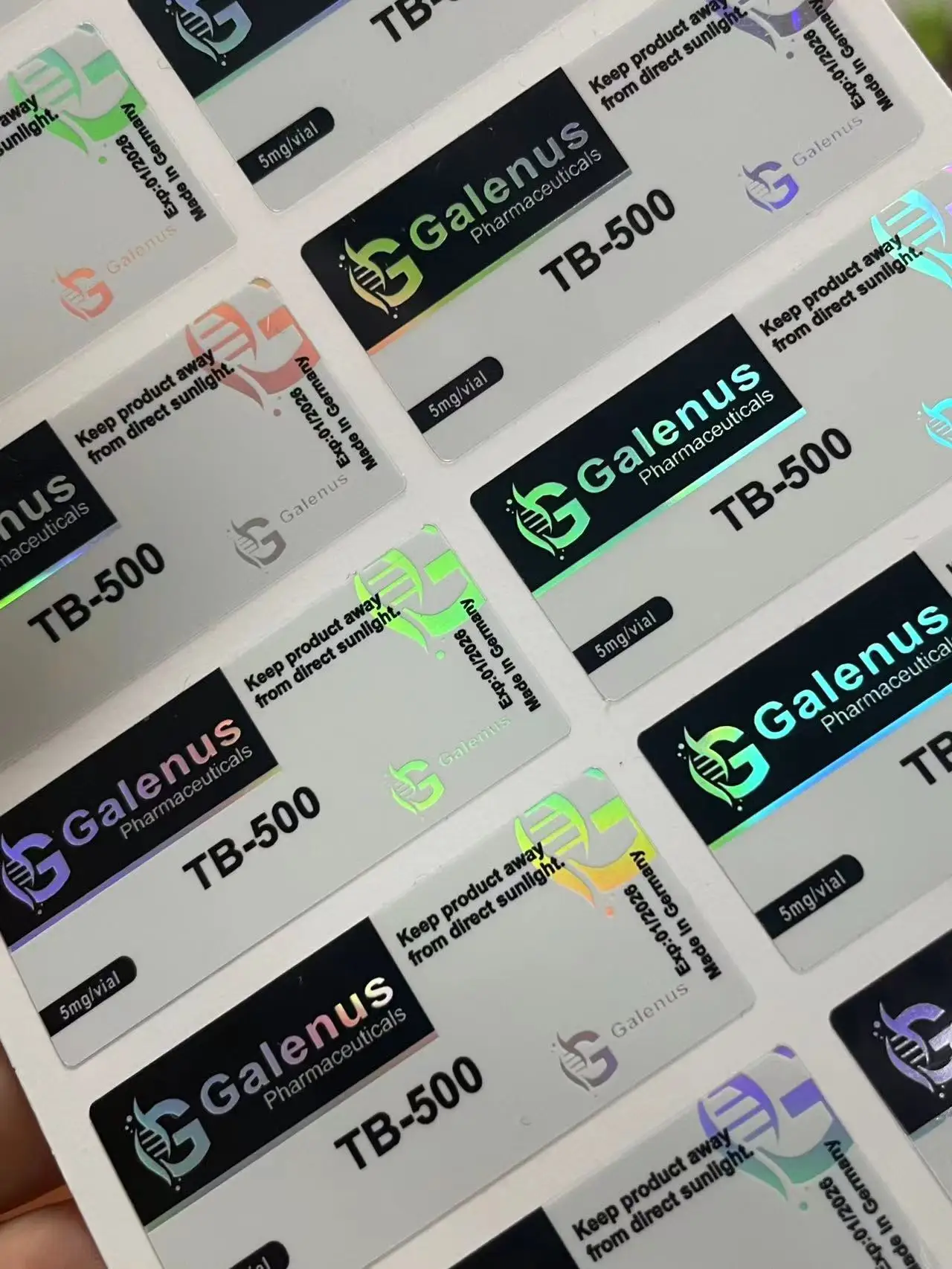 Custom bodybuilding  hormone human growth hcg label , pharmaceuticals 10iu 2ml peptide labels