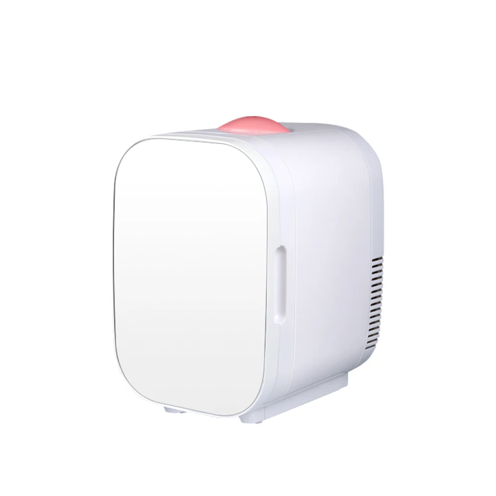 Цена по прейскуранту завода-изготовителя обработки мини 5L портативный косметики для Макияжа Косметический беззвучный халадильник зеркало изготовленный на заказ логотип по уходу за кожей макияж холодильник
