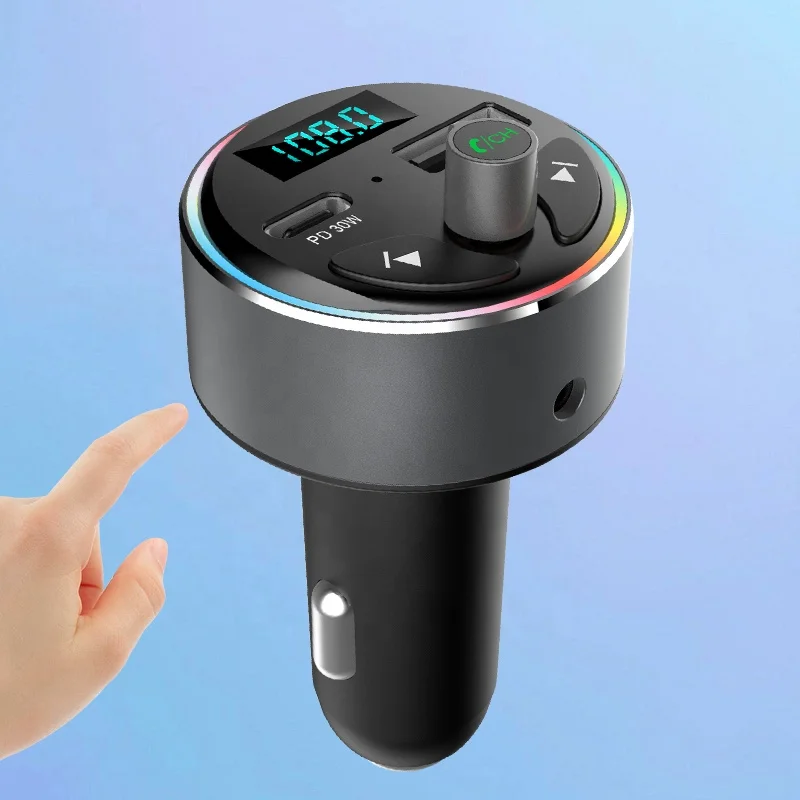 Автомобильный MP3-плеер 2023 V5.0 30 Вт TYPE-C громкой связи
