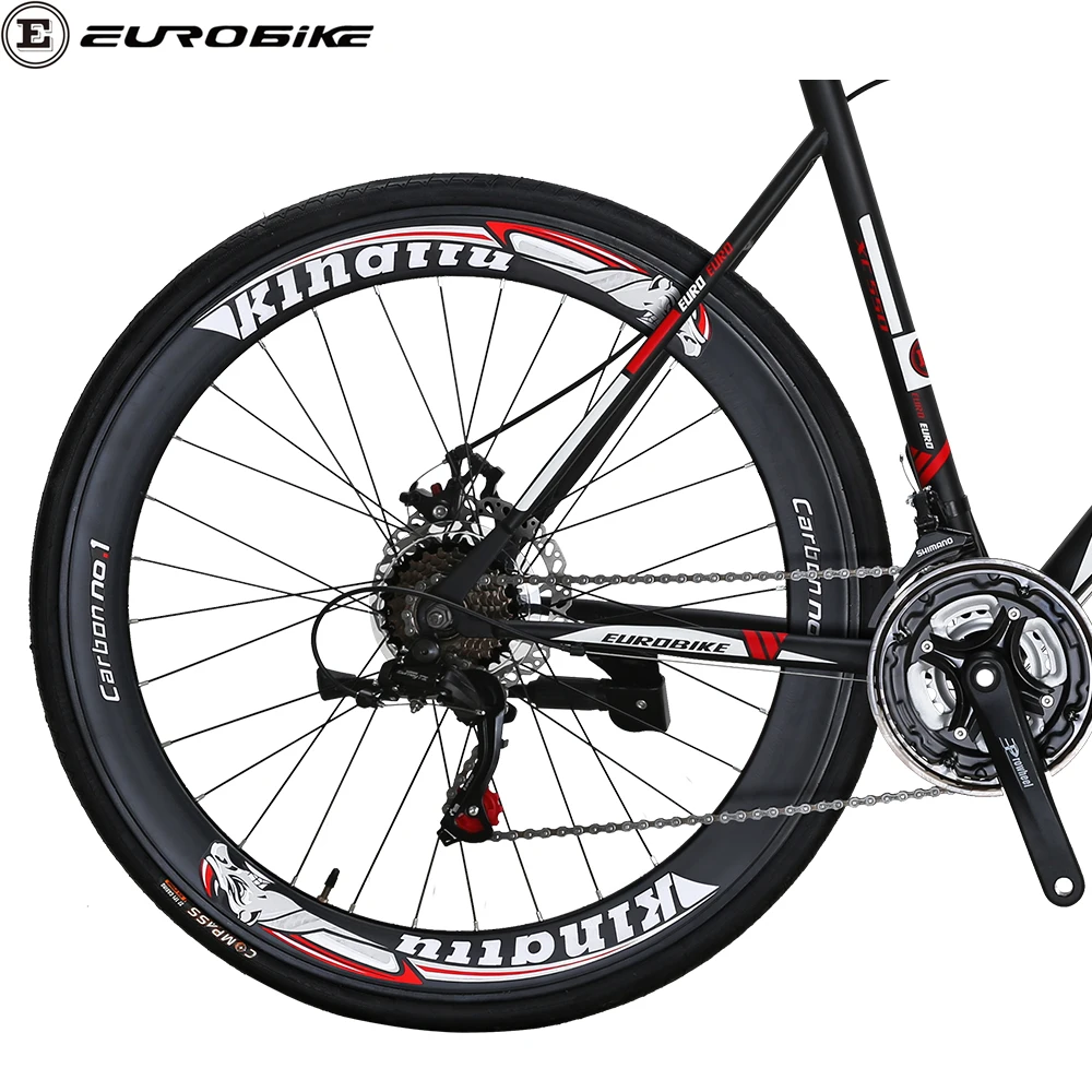  Eurobike XC550 700C 21 скорость гибридный велосипед спицевое колесо 48 см 54 дорожный двойной дисковый тормоз стальная рама в