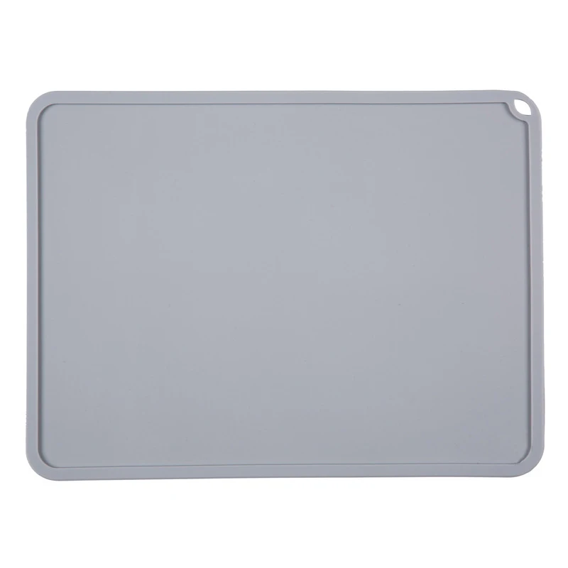 
PPyou wholesale silicone pet placemats rectangular hangable food mat easy to clean mat 